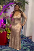The dress worked great! I searched and searched for a dress online but nothing caught my eye until I saw this dress. The color was perfect and very complimentary to my skin tone. This was my first Lulus purchase. I will order again! - Arana L.