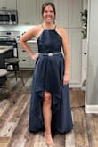 This dress was comfortable, but the top was a little tight when I originally ordered. I normally wear a M but had to size up to a L. The quality of the material is great for the price. I will definitely wear this dress again! - Jessica H.