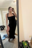 I am very chesty and this dress fits like a glove. Don't need a bra, just need to have it altered. It's very long! Still love it. - Jericah W.
