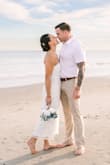This dress was nice! I ordered it to wear for my beach wedding ceremony. It fit pretty well. I got a medium and it was way too big so I exchanged it for a small. It was still a tiny bit loose but it worked just fine. I am 5'6, 140lbs and have a pretty athletic lean build. 
The flower pattern looks nice; it is slightly itchy on the inside and I did have to keep pulling it up. I would recommend it though. It looked nice in my pictures! - Erica A.