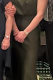 Beautiful dress! Easy to wear! Got a ton of compliments. Some people may prefer to add shapewear under. I didn't but could see how it may look better. A very classy dress - Nicole U.