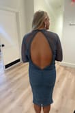 Unless you want to be naked at your event all night, DO NOT BUY THIS DRESS. The zipper completely broke during the ceremony and it could not be fixed leaving me with an open back and borrowing my dates jacket all night. It is a beautiful dress but poorly made. I do not recommend buying this dress. - Allie K.