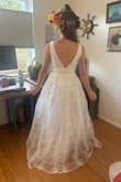 This dress was a second runner-up for me.  The fit was really pretty.  However, the lace was already torn on the bodice, it seems really fragile, just FYI. - Jamie S.