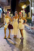 Bought this dress for my girls trip, Cartagena vaca. It fits beautifully, flowy and light weight. Zippering was a little challenging but managed it by turning the back to the front to zip. A little see through; you could sew the outline of my white underwear. Wrinkle free for the most part, great for traveling. - Rachel L.