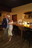 Wore this for my rehearsal dinner and received so many compliments. Material is thick and stretchy, boobs stayed in place and not see through. - Allison B.