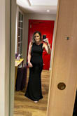 I wanted a sleek and sophisticated (with a little bit of sexy) gown for a work gala. This LBD nailed it! I got so many compliments and the sizing was spot on. I ordered a small. I'm 5'6 and had to wear heels (It's tall girl friendly) but without heels, it needed to be hemmed. I wore a strapless black bra and it didn't show. 10/10 recommend - Stephanie A.
