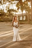 I think this dress was perfect for my beach wedding/elopement. Quality was great, not see-through at all. It was lovely. - Jayme D.