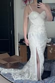 The dress is just beautiful. Just like the picture. Took forever to find something I liked. As soon as I saw the dress I knew it was the one. - Kristiana K.