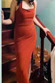 This dress is true to size. I'm small in most dresses and sure enough it fit! Love how thick the material was. Wore this to a party, got a lot of compliments, would definitely recommend - Sharon B.
