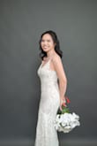 The dress fits perfectly. What a beautiful dress! - Michelle N.