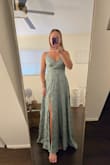 The fabric is really nice and flattering. However, it's too roomy in the chest. It would work better for bigger boobs. - Allison B.