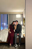 Wore this dress for Valentine's dinner with my boyfriend and got so many compliments at the restaurant we went to and also from my boyfriend and friends!! The material is beautiful and the dress is so flattering! I am excited to wear again! - Madilyn M.