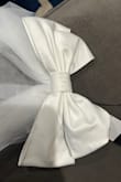 Not a good purchase. The bow was not symmetric and it did't have wiggle room to fix it. I was really sad since it looks so nice on the picture. It looks like a kid put it together in real life. I will be returning - Jemma T.