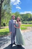 I wore it for a wedding and a formal night on a cruise! I wore it with nipple covers, but not a bra since you could see the outline (not in the black one though)! It was a little long with heels, but otherwise I love it! - Maison D.
