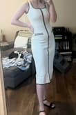 I was looking for a comfy dress for my bachelorette party for our out and about day and this is perfect. It's not white, but the perfect crème color and it's very good quality! Thick but not hot or itchy and not see through which is what I was worried about. Highly suggest purchasing! - Taylor D.