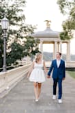 Loved this dress for my engagement photoshoot! It fit true to size and looked absolutely amazing photographed. My photographer loved this dress and how much movement it provided for the camera! - Amanda H.