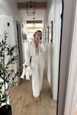 When I ordered this, I expected it to come in smaller, it's larger than what I had expected and it's PERFECT! I absolutely love the bag and think it's the most precious accessory that I'll be wearing with many different outfits for our wedding events. - Rebecca L.