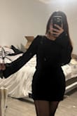 I used this dress for a birthday dinner and I loved everything about it! The material is pretty thick ñ. The only thing that bothered me was the long sleeves. You can easily get them fixed but I just didn't have the time for it. Would recommend! - Gresia L.