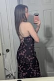 This dress is great, very comfortable. Run a little small and for a curvier girl than the model, it's a little tighter than it looks on the model. But it's stretchy, so it still fits nicely! - Evelyn P.