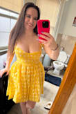 I love this dress!!!!! I can't wait to wear it this spring and summer. It can be casual or dressed up with heels - Bethany B.