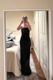 Fits perfectly and is so flattering!! Definitely a little long but that's expected from my height lol - Meaghan K.