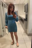 We had a work event at an aquarium and this dress was perfect. The color is so gorgeous in person. The only thing about it is that it wrinkles easily. I had to go straight from the office so I couldn't really do much about it. Other than that, this dress was perfect for the event. - Michelle Q.