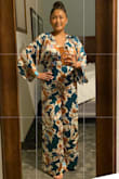 I love this Jumpsuit! I got a lot of compliments and I wish they had pockets. Overall all perfect. - Maribel B.