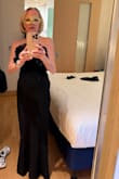 I loved this dress and felt so pretty in it. It is extremely snug but needs to be in order to achieve the look. I got lots of compliments on it and would definitely buy again! - Amber C.