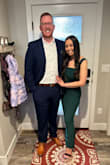 This dress was perfect! It fit so well other than the fact that I did have my mother-in-law take some length off the bottom since I'm 5'3 and the dress was long. So comfortable but so flattering. Highly recommend! - Cassandra B.