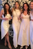 I purchased this for an International Women's Day event with a white theme. The fabric was good quality; the jumpsuit was comfortable and fit well. I liked the cutouts on the side. I'm always happy with my purchases from Lulu's! - Jennifer W.