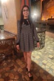I wore the dress to a musical. It was very comfortable. It does run a bit large. I had to exchange for a small. - Nilda M.