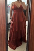 Perfect fit and color. I will only have to alter the bottom of the dress since is too long for me even with heels, but I knew that could happen. I still love it. - Arianys M.