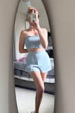Love this dusty blue set is light, flattering, and perfect for warm weather. - Kassie G.