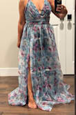 Sadly this dress did not fit me but I have to say, it is absolutely gorgeous and if you have the body for it, don't hesitate. It is as beautiful as pictured and great quality and It looks like a much more expensive dress.
I always wanted an organza dress since I was a little girl. I am 55 now and I wish this dress fit me so I could fulfill my dream and feel like a princess for a night. 
The chart and Fit Finder said M would work for me. I am 5', 136 lbs, 34B, 30" waist and 40" hips. It looked great at first but then the zipper did not go up and my hopes were shattered. I needed at least a few more inches or loose some weight, which menopause is not allowing me to do so easily anymore, so I might have to return it. If I had my pre menopausal body this dress would be amazing. Sadly I don't. 
I don't think the L would work for me on the chest and I am not willing to spend $100s on tailoring. 
Back to the search! Luckily I have 4 more months to find the right dress. 
Love Lulus though and will come back. - Lilliam W.