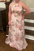 This is for my sisters wedding. I'm the maid of honor. She wanted different shades of pink and she loved this dress on me! - Anna M.