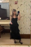 This dress was such a hit at the Barristers Ball I attended! I loved the fit, the chest was a little looser than I usually like but it was honestly very comfortable and flattering. With my heels, it was the perfect height as I am on the shorter side. - Alexis C.