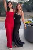 I had so many compliments on this dress for our real estate top producers banquet. Simple and classy and stunning. Fit true to size, perfect length. I have a short torso so the straps were a teenie bit long but was manageable through the night. Definitely recommend. - Kait D.