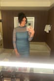 This dress was amazing! It's stretchy and comfortable with lots of forgiving layering with the fabric. It was so chic, I got tons of compliments! Based on the Lulus sizing questionnaire, it told me to get large but it was way too tight (especially in the chest! I'm a 36B) and I had to return it. This was for a work event and I just didn't want it that tight. The XL fits great, and that's the normal size I would have gotten - I'm 5'9 and 170ish - Diana G.