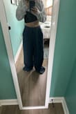 These pants were MASSIVE, even the XS. I'm 5'1 but with hips and a booty and I was swimming in them. There is no consistency between different pants, I had also ordered a similar pair in black and at least the waist fit, although I did still have to get them hemmed. Being petite I'm used to getting things hemmed, but these were unsalvageable. Big bummer because the fabric was nice and the pants were quite thick and comfortable-feeling otherwise. Bought for a work trip and had to return. - Michelle R.