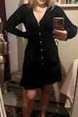 This sweater dress just glides right on. I love the feel of it and it's flattering but really comfortable to wear. - Alyssa H.