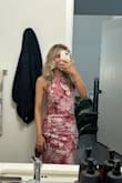 Such a beautiful dress! My favorite one I own now. The length was perfect and the top ended up fitting so wonderfully! Not too tight on the neck and the open back with the straps going down are stunning! - Aubrey S.