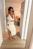 I could have worn a medium but the small supported my breasts much better. Very stretchy. - Clarissa R.