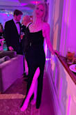 This dress is so, so beautiful. The chain straps hint at risqué, the velvet is soft and makes it appropriate to wear to a formal Gala. Heads turned when I walked by, it was sexy and classy all at once. The one thing I will say though, the extra small was still too loose on me, so I had to get it professionally altered to be tighter around my waist. But aside from that, it's stunning and I can't wait to wear it again. - Christina T.