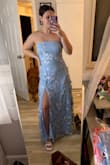This dress is gorgeous! I can't wait to wear it to my best friend's wedding as her something blue! - Alana G.