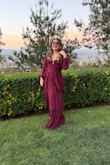 Loved this dress, got so many compliments. It was really comfortable to wear and to dance. It was perfect for an outdoor wedding. PSA this dress is probably better for you if, like me, you have a smaller chest. - Laura A.