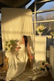 I wore this dress for my bridal shower! Looked so beautiful and so elegant! - Emanuela G.