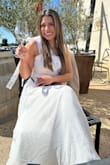I love this dress! It's long so I had to get it hemmed, but it's so cute and the straps are perfect! I wore it for my bachelorette and planning to wear it for my rehearsal dinner. - Alyssa V.