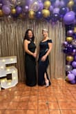 I originally ordered the medium. It was a bit too tight. The Large fit perfect. I wore 3 inch heels with it, and it was ok lengthwise. Very comfortable. The slit was very sexy. - Leah G.