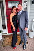 I loved this dress! It was absolutely perfect for a fundraising gala. Length was great with heels for a short girl, which is hard to come by. No alterations needed! It was definitely form fitting and would probably need to size up for a larger bust. It stayed in place all night, and unlike some other sleeveless dresses, I did NOT have to keep pulling it up even on the dancefloor. Fun slit in the back of the dress.  I'm hoping to find another reason to wear it! - ANGELA J.