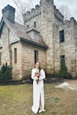 I love this dress! It is so cute. I eloped at a castle and this dress was perfect for it. - Mayara S.